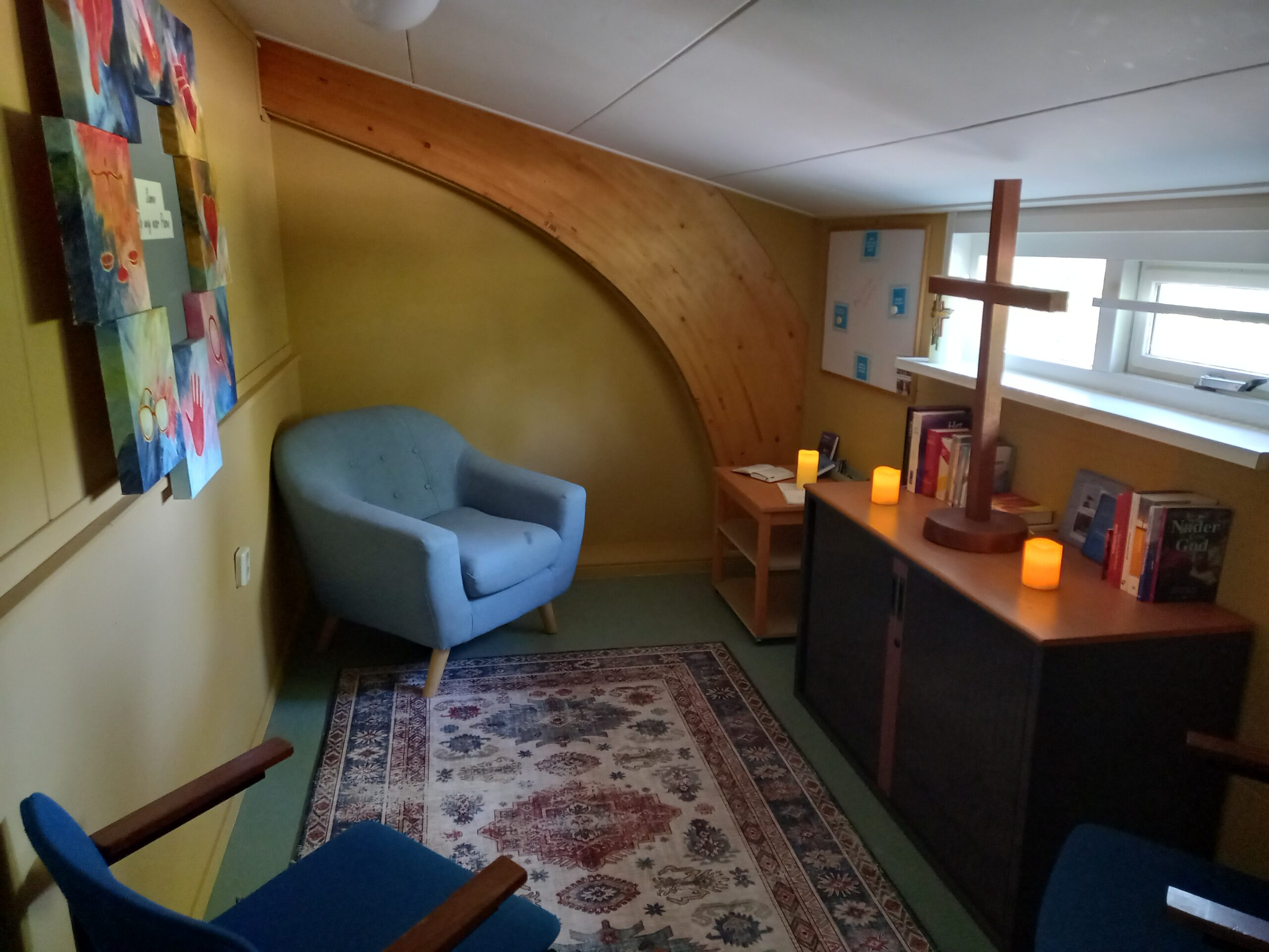 Gebedsruimte: de ‘bovenzaal’